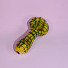 Load image into Gallery viewer, Yellow Glass Pipe for Sale | Chic Smoking Accessories