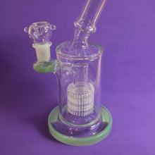 Load image into Gallery viewer, Cute bong with Jade Accents and Large Percolator | Shop Bloomfield | Cute Green Water Pipe | Online Smoke Shop