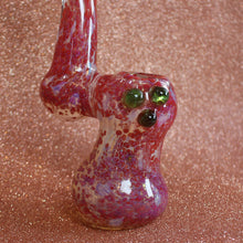 Load image into Gallery viewer, Red Smoking Mini Bubbler for Sale | Shop Bloomfield | Color Changing Glass