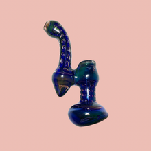 Load image into Gallery viewer, Metallic Blue Bubbler | 420 Aesthetic