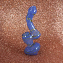 Load image into Gallery viewer, 420 Mini Glass Bubbler for Smoking Weed | Purple Glass Pipe | Shop Bloomfield