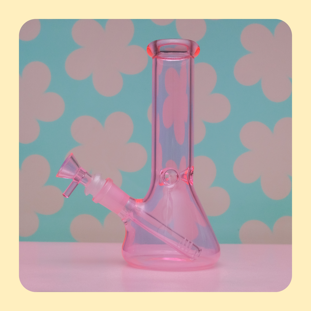 PINK BEAKER BONG