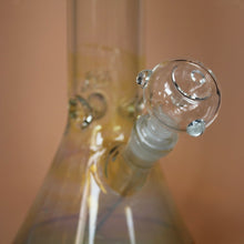Load image into Gallery viewer, Striped Honey Drizzle Beaker Bong | Shop Bloomfield
