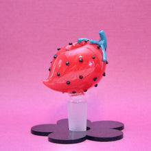Load image into Gallery viewer, Cute Strawberry Bowl Piece | 14mm Slide Attachment | 420 Shop Bloomfield
