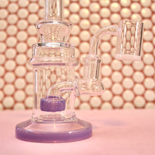 Load image into Gallery viewer, Purple Glass Bong or Dab Rig | Shop Bloomfield for Weed Accessories
