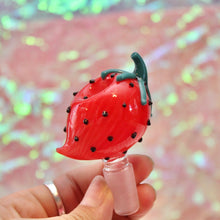Load image into Gallery viewer, Kawaii Strawberry Bowl Piece for Water Pipe or Bong | 420 Shop Bloomfield
