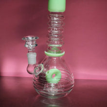 Load image into Gallery viewer, Bulb Water Chamber for Fancy Green Water Pipe | Comes with free 14mm bowl piece
