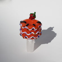 Load image into Gallery viewer, Cake 14mm Bowl Piece Slide for Bong - Yellow Blue and Orange , Strawberry and Watermelon | Cute Online Smoke Shop Bloomfield | Cute Headshop
