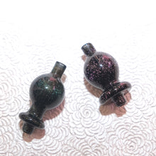 Load image into Gallery viewer, Twinkle Carb Cap | Black Carb Cap with Glitter | Cute Dab Accessories | Shop Bloomfield
