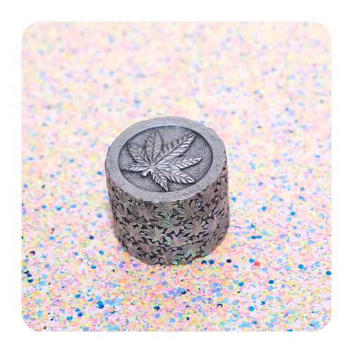 Cool Silver Weed Leaf Grinder | 420 Gifts