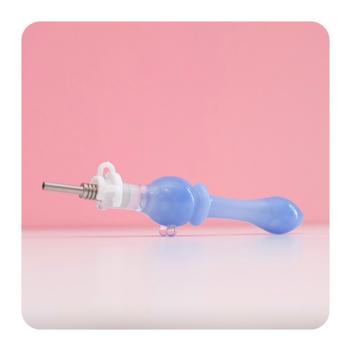 Cute Blue Nectar Collector for Smoking Concentrates | Shop Bloomfield
