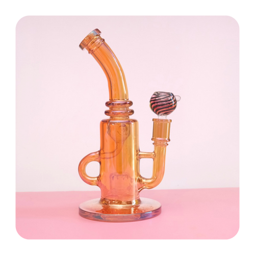 Rose Gold Sturdy Bong | Online Smoke Shop