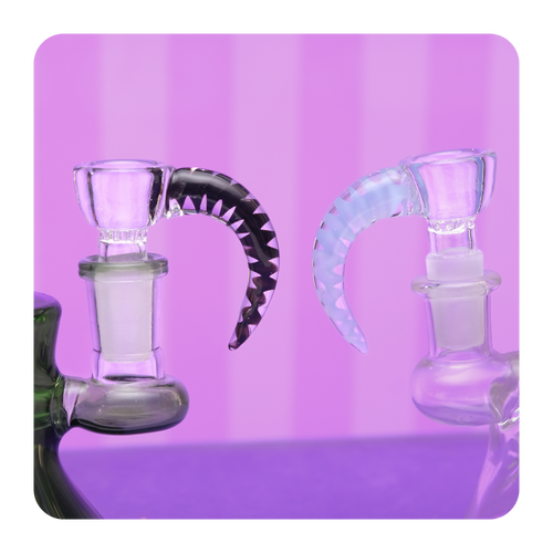 14mm Tail Bowl Piece | Bong Attachments | Cute Smoking Accessory