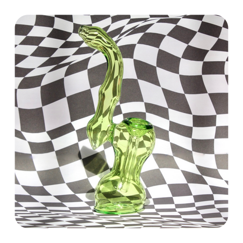 Cool Green Bubbler for Sale | 420 Aesthetic Accessories