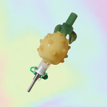 Load image into Gallery viewer, Cute Pineapple Dab Straw and Nectar Collector for Smoking Concentrates | Shop Bloomfield | Fruit-Themed Dab Straw
