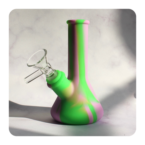 Cool Mini Silicone Bong | Unbreakable Mini Water Pipe | Shop Bloomfield