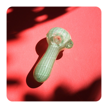 Load image into Gallery viewer, Glow in the Dark Spiderweb Pipe for Smoking Weed | Shop Bloomfield
