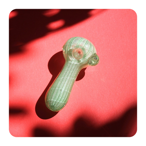 Glow in the Dark Spiderweb Pipe for Smoking Weed | Shop Bloomfield