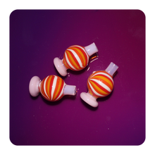 Load image into Gallery viewer, Pretty Colorful Carb Cap | Red, Yellow, Pink and Orange | For Use with Dab Rig

