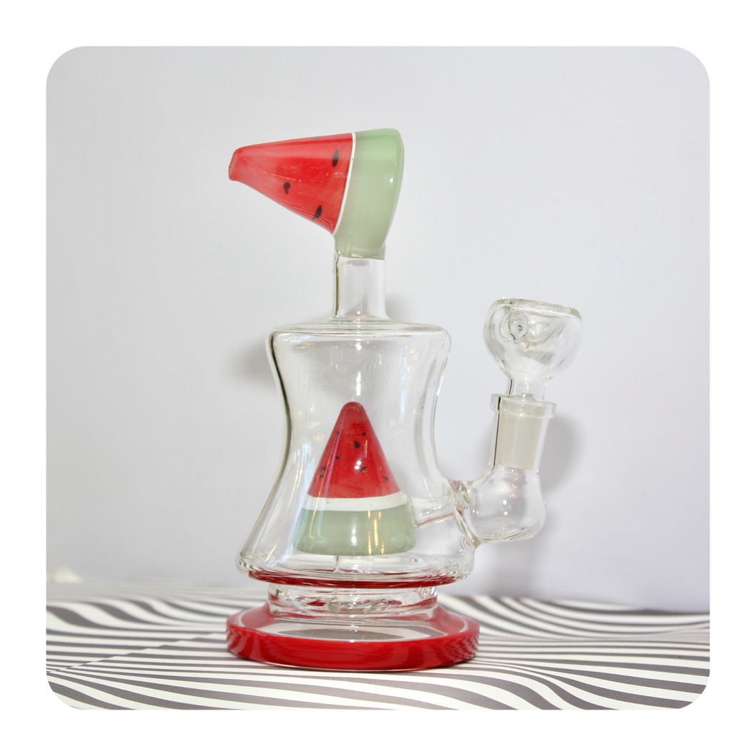 Cute Online Smoke Shop / Head Shop / Red Watermelon Bong / Water Pipe / Smoker Gifts / Stoner 