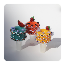 Load image into Gallery viewer, Birthday Cake 14mm Bowl Piece Slide for Bong - Yellow Blue and Orange , Strawberry and Watermelon | Cute Online Smoke Shop Bloomfield | Cute Headshop
