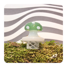 Load image into Gallery viewer, Green Mushroom Carb Cap for Rig and Babger
