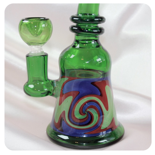 Trippy Green Bong for Sale