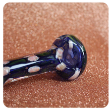 Load image into Gallery viewer, Cute Polka Dot Pipe for Smoking | Blue, White and Pink
