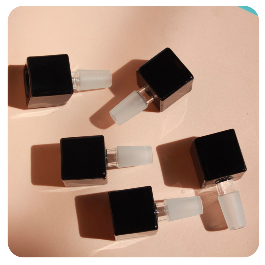Black Cube / Square 14mm Bowl Piece | Shop Bowl Pieces and Accessories