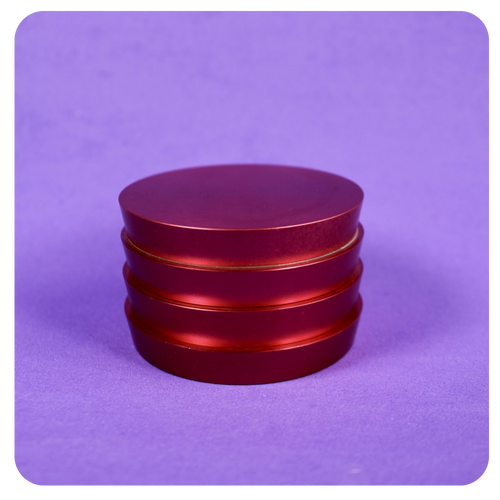 Red Weed Grinder / Affordable Online Smoke Shop and Smoke Accessories | Art-Deco Inspired Grinder