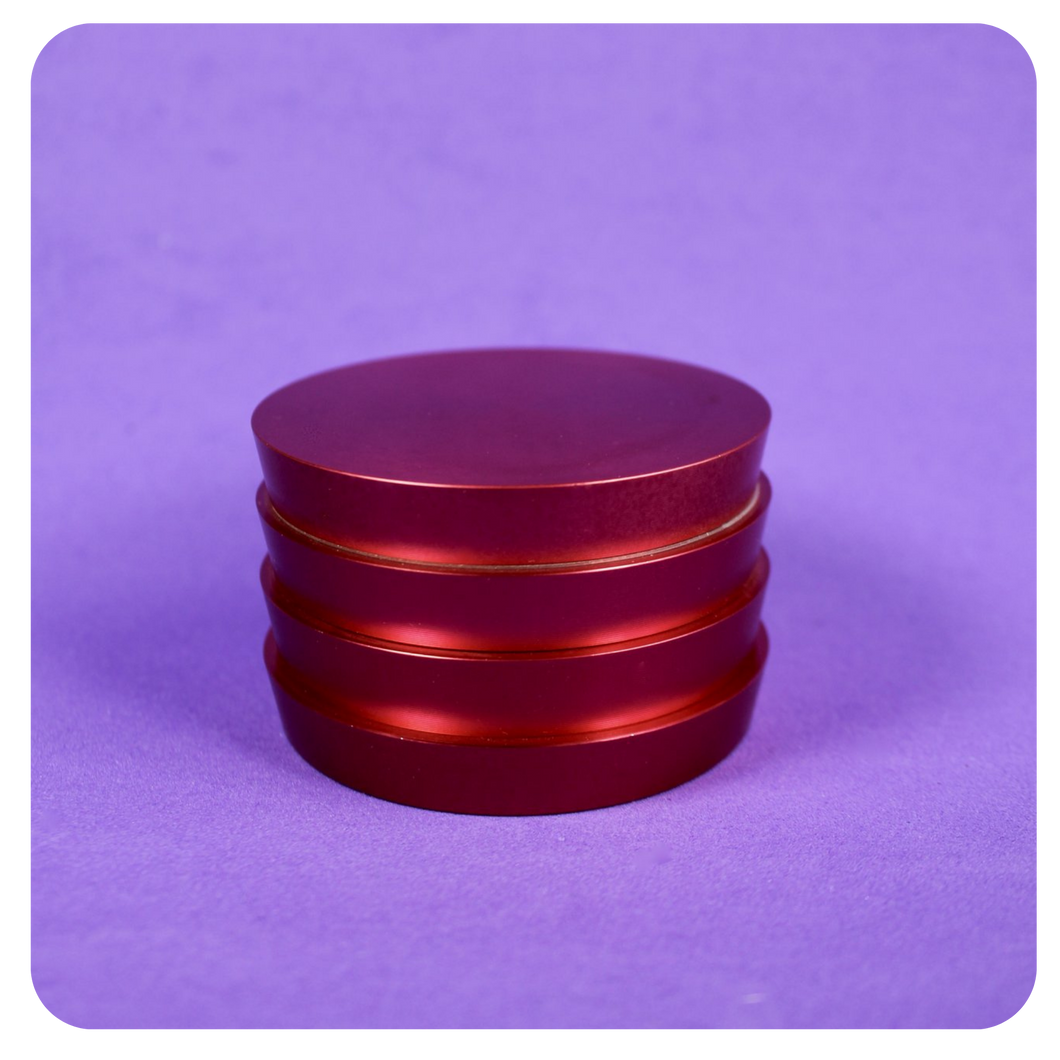 Red Weed Grinder / Affordable Online Smoke Shop and Smoke Accessories | Art-Deco Inspired Grinder