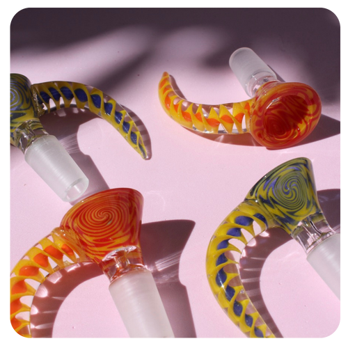 14mm Bowl Piece with Tail | Shop Bloomfield