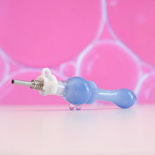 Load image into Gallery viewer, Shop Cute Blue Dab Straw / Honey Straw | Nectar Collector | Dabs
