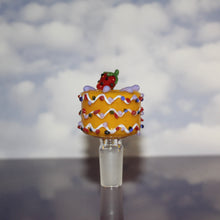 Load image into Gallery viewer, Cake 14mm Bowl Piece Slide for Bong - Yellow Blue and Orange , Strawberry and Watermelon | Cute Online Smoke Shop Bloomfield | Cute Headshop
