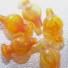 Load image into Gallery viewer, Amber Bubble Carb Caps for Smoking Concentrates | Cool Dab Tools and Accessories

