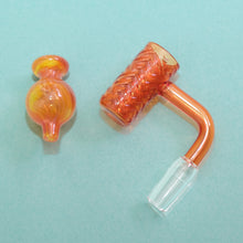 Load image into Gallery viewer, Rig Attachment for Sale | Stylish and Cute Banger | Orange Bong Attachment
