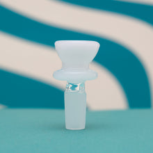 Load image into Gallery viewer, Cute White Bowl Piece for Bong | 14mm | Shop Bloomfield for 420 Accessories and more!
