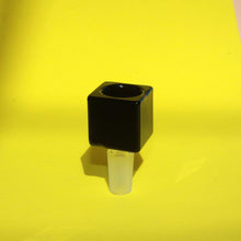 Load image into Gallery viewer, 14mm Black Cube Bowl Piece | Shop Cute Bowl Pieces Online
