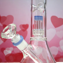 Load image into Gallery viewer, Cute Beaker Bong with Percolator and Free Diamond Bowl Piece | Shop Bloomfield | 420 Accessories
