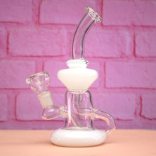 Load image into Gallery viewer, Cute Milky White Recycler Dab Rig / Bong | Online Head Shop 420
