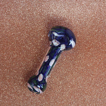 Load image into Gallery viewer, Blue Polka Dot Hand Pipe | Cute 420 Accessories
